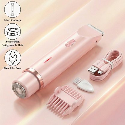Elektrisch 2-in-1 Lady Shaver