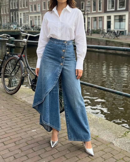 Denim Wikkelbroek